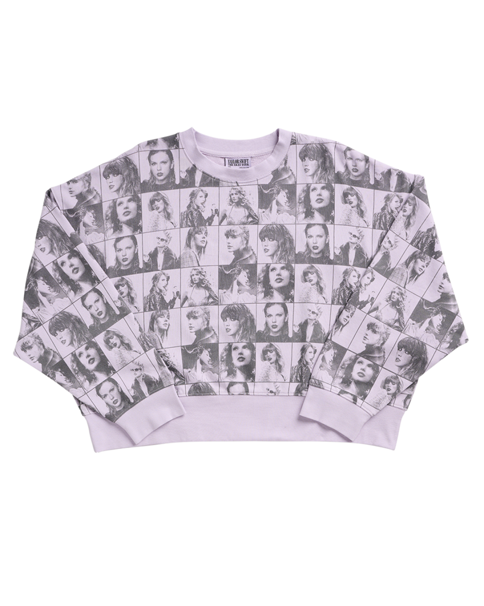 Taylor Swift | The Eras Tour Cropped Lavender Pullover