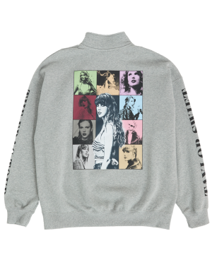 Taylor Swift | The Eras Tour I Gray Quarter Zip Sweatshirt