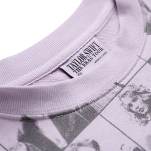 Taylor Swift | The Eras Tour Cropped Lavender Pullover