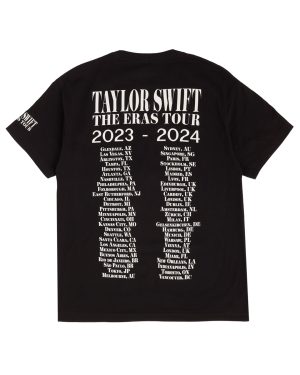 Taylor Swift | The Eras Tour Through Vancouver I Black T-Shirt