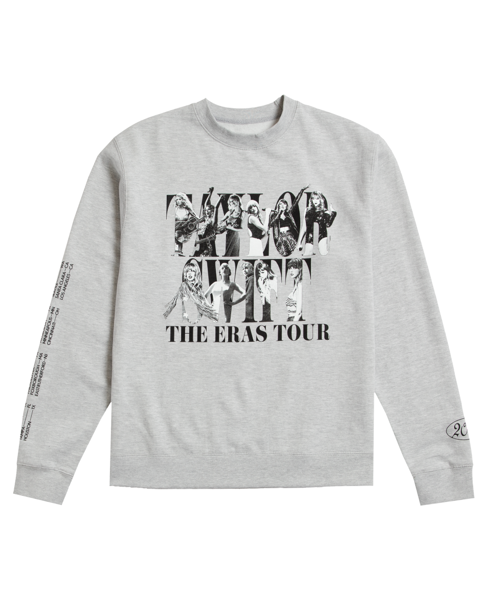 Taylor Swift | The Eras Tour Gray Crewneck