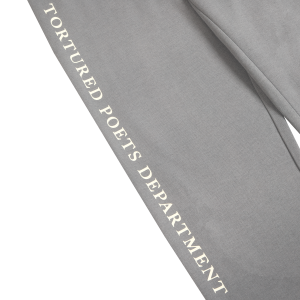 TTPD Gray Embossed Sweatpants