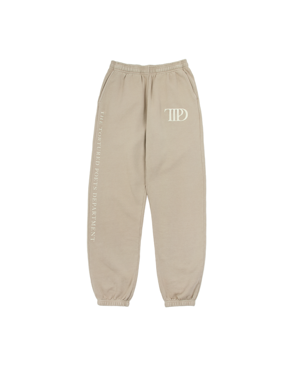 The Tortured Poets Department Beige Sweatpants